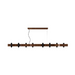 Accord 1502 Flow 16-lt 71" LED Pendant - Imbuia
