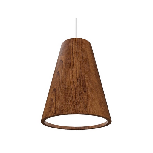 Accord 1130 Conical 1-lt 8" LED Pendant - Imbuia