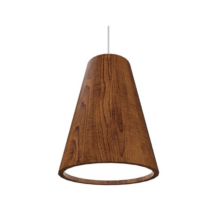 Accord 1130 Conical 1-lt 8" LED Pendant - Imbuia