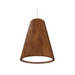 Accord 1130 Conical 1-lt 8" LED Pendant - Imbuia