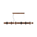 Accord 1501 Flow 12-lt 59" LED Pendant - Imbuia