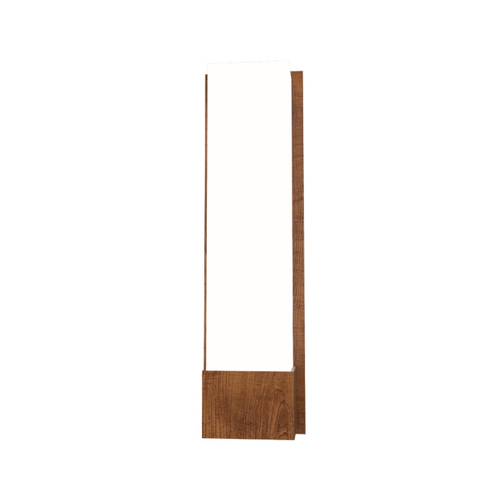 Accord 465 Clean 1-lt 19" Tall LED Wall Light - Imbuia
