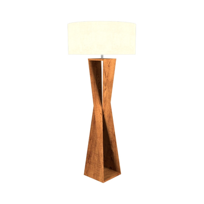 Accord 3029 Spin 1-lt 65" Tall LED Floor Lamp - Imbuia