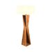 Accord 3029 Spin 1-lt 65" Tall LED Floor Lamp - Imbuia