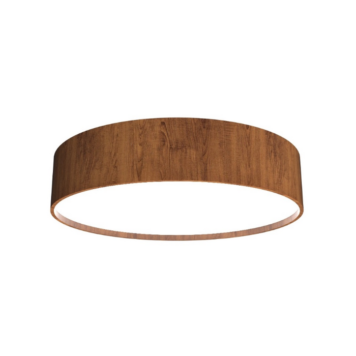 Accord 528LED Cylindrical 1-lt 20" LED Flush Mount - Imbuia