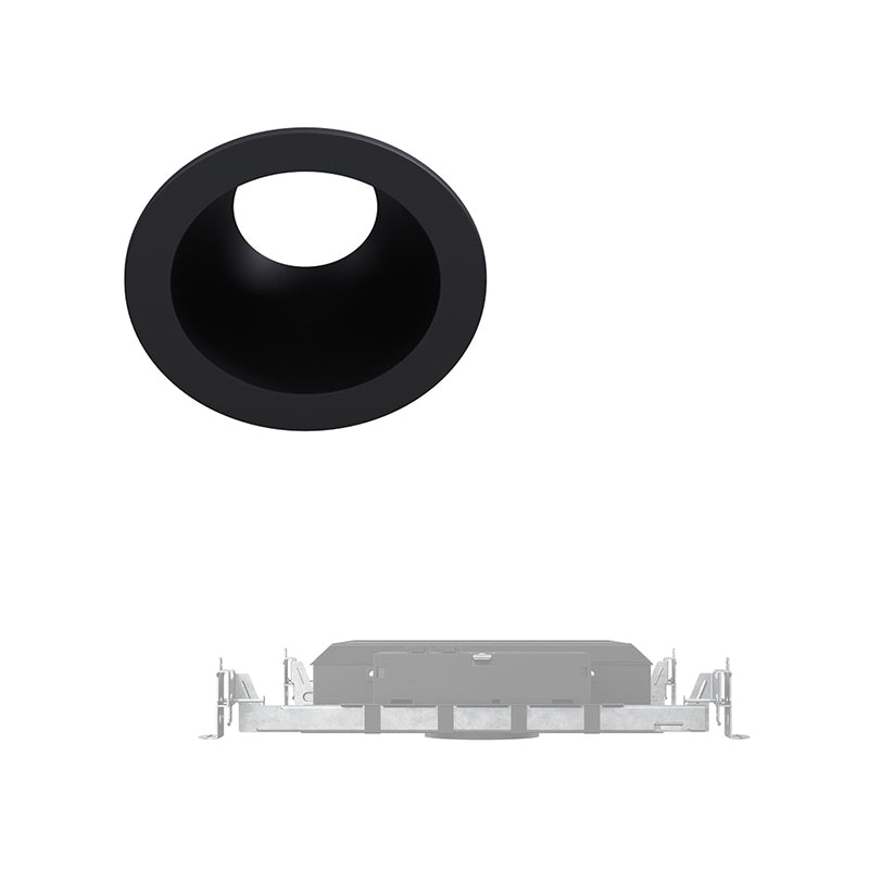 IRiS P3DUS 3" Round Ultra-Shallow Downlight & Wall Wash, 90 CRI, 0-10V 1% dimming, 120-277V