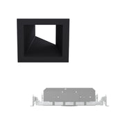 IRiS P3SQAS 3" Square Shallow Adjustable / Accent / Slope Ceiling Downlight, Wall Wash, 90 CRI, 0-10V 1% dimming, 120-277V