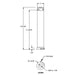 Bruck EXT-SKY-DI 1" Skyline System Iris Down Track Head