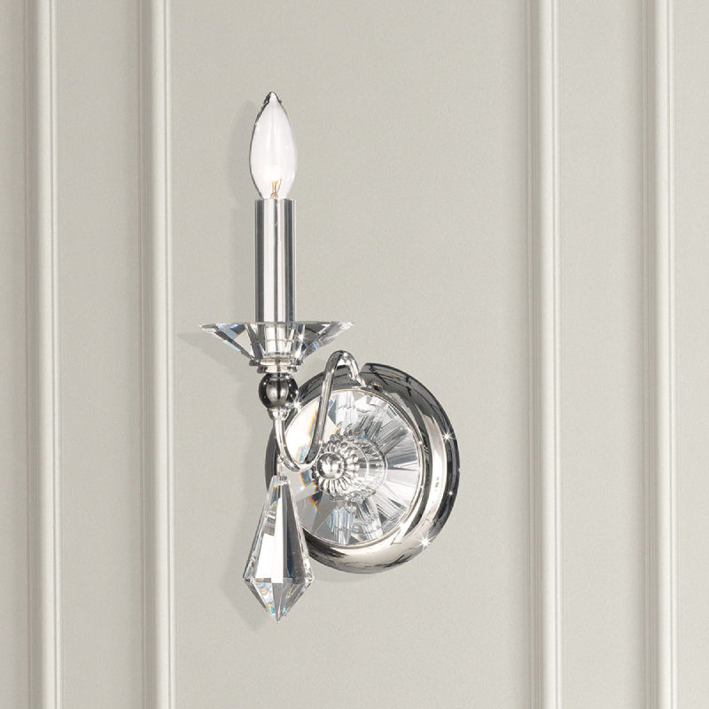 Schonbek 9671 Jasmine 1-lt 14" Tall Wall Sconce