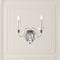 Schonbek 9672 Jasmine 2-lt 14" Wall Sconce