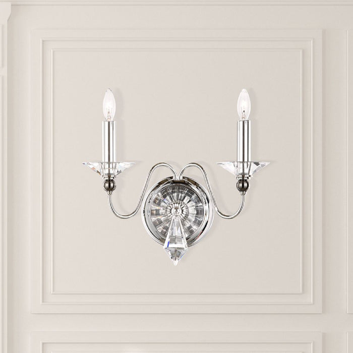 Schonbek 9672 Jasmine 2-lt 14" Wall Sconce