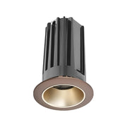 Juno 2LEDTRIM DC 2" LED Wet Location Round Downlight Cone Trim - Wheat Haze Reflector/Bronze
