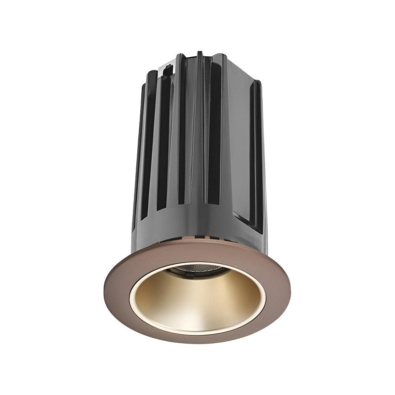 Juno 2LEDTRIM DC 2" LED Wet Location Round Downlight Cone Trim - Wheat Haze Reflector/Bronze