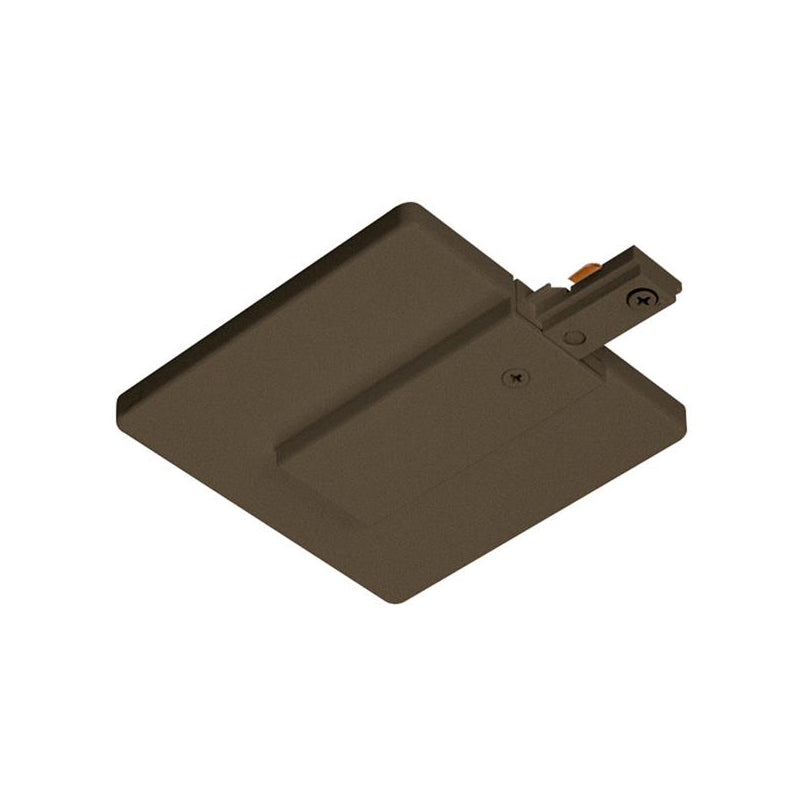 Juno R21 Trac-Lites End Feed Connector and Outlet Box Cover - Bronze