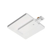 Juno R21 Trac-Lites End Feed Connector and Outlet Box Cover - White