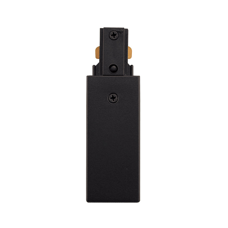 Juno R38RP Trac-Lites Reverse Polarity Live End Feed Connector - Black