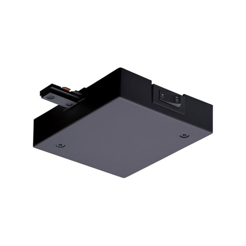 Juno RCLF11 Trac-Lites - Current Limiting 1 Circuit End Feed - Black