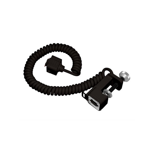 Juno T132 Trac-Master Line Voltage Coil Cord Clamp-Ons Monopoint with Trac Adapter - Black