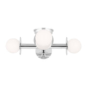 Visual Comfort KF1034 Nodes 4-lt 18" Semi-Flush Mount - Polished Nickel
