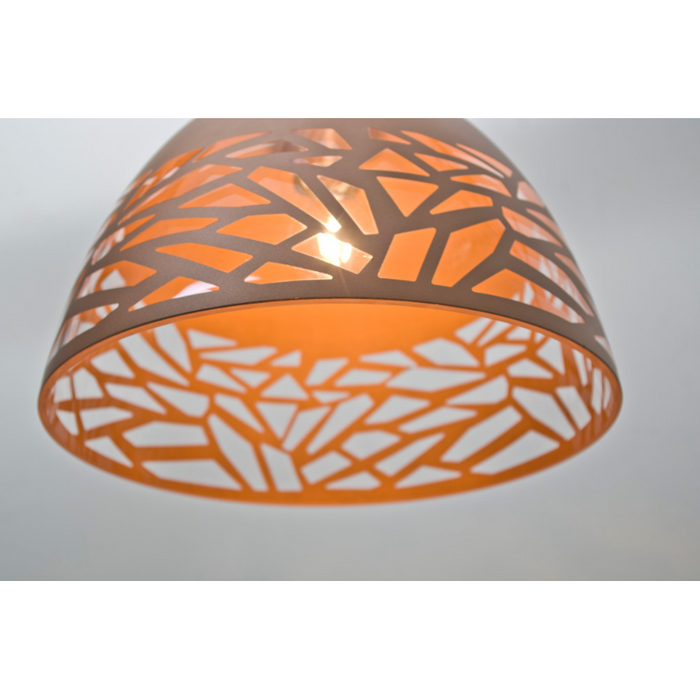 Besa 1JC-KIEV Kiev 1-lt 13" LED Pendant, Cord Fixture with Dome Canopy