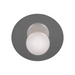 Visual Comfort KW1041 Nodes 1-lt 8" Wall Sconce - Polished Nickel