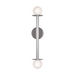 Visual Comfort KWL1012 Nodes 2-lt 24" Tall Wall Sconce - Polished Nickel