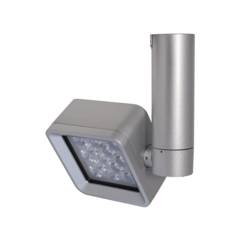 Halo 815 Stasis Square 14W LED Track Head, 1000 Lumens, 120V - Silver