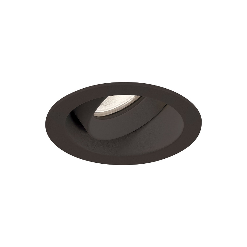Eurofase BTGO-1R-T Baby Tango 1 Light 10W Round LED Flat Gimbal Trim, Frosted Lens - Black