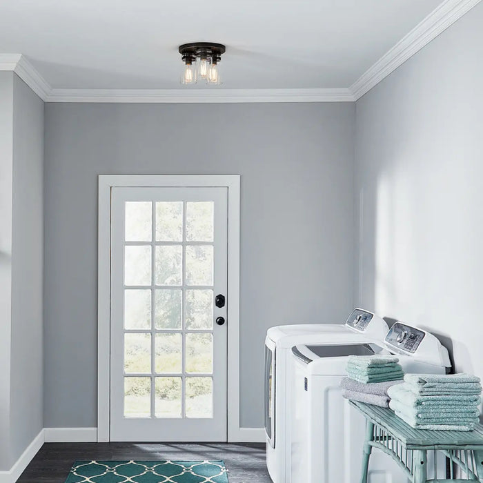 Kichler 42891 Brinley 3-lt 12" Flush Mount