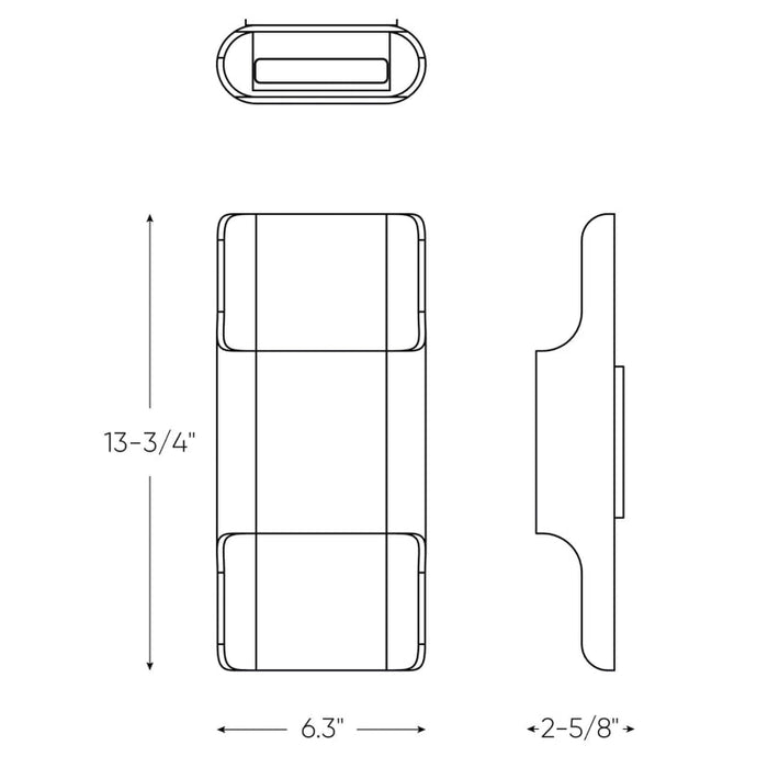Dals LEDWALL-E Edinburgh 13" Tall LED Wall Sconce