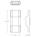 Dals LEDWALL-E Edinburgh 13" Tall LED Wall Sconce