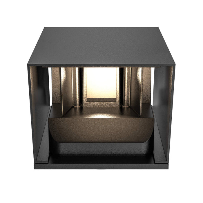 Dals LEDWALL-G-CC Geneva 4.5" Square Outdoor LED Directional Wall sconce, 5CCT Selectable