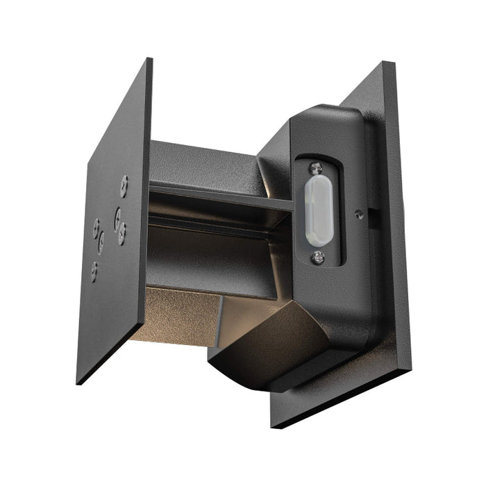 Dals LEDWALL-G-CC Geneva 4.5" Square Outdoor LED Directional Wall sconce, 5CCT Selectable