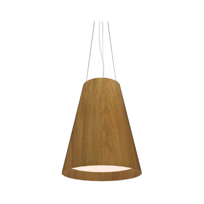 Accord 1146 Conical 1-lt 20" LED Pendant - Louro Freijó