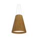 Accord 1146 Conical 1-lt 20" LED Pendant - Louro Freijó