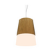 Accord 264 Conical 1-lt 11" LED Pendant, E26 Base - Louro Freijó