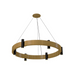 Accord 1497 Flow 12-lt 24" LED Pendant - Louro Freijó