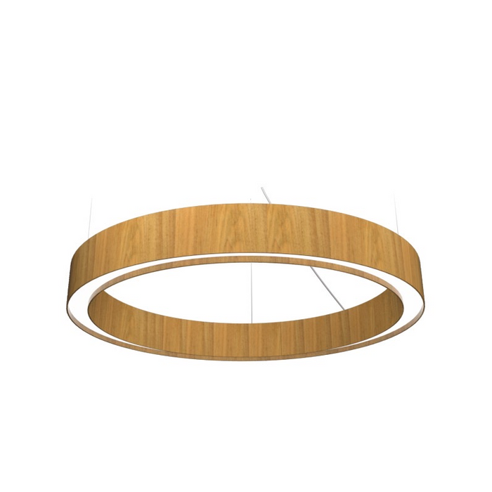 Accord 1349 Cylindrical 1-lt 24" LED Pendant - Louro Freijó