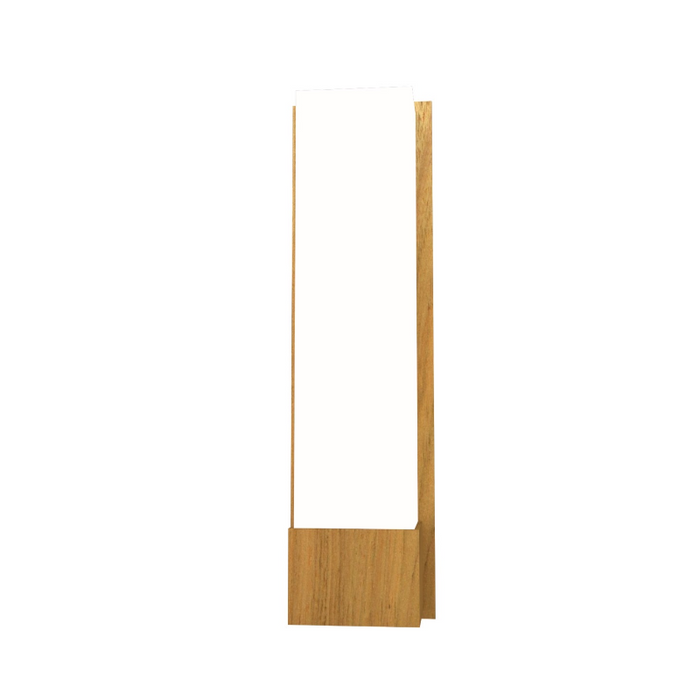 Accord 465 Clean 1-lt 19" Tall LED Wall Light - Louro Freijó