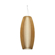 Accord 1139 Stecche di Legno 1-lt 12" LED Pendant - Louro Freijó