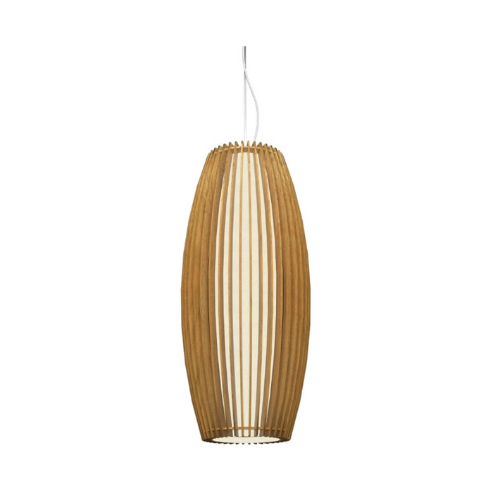 Accord 1139 Stecche di Legno 1-lt 12" LED Pendant - Louro Freijó