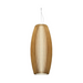 Accord 1139 Stecche di Legno 1-lt 12" LED Pendant - Louro Freijó
