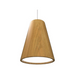 Accord 1130 Conical 1-lt 8" LED Pendant, E26 Base - Louro Freijó
