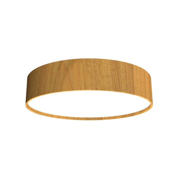 Accord 528LED Cylindrical 1-lt 20" LED Flush Mount - Louro Freijó