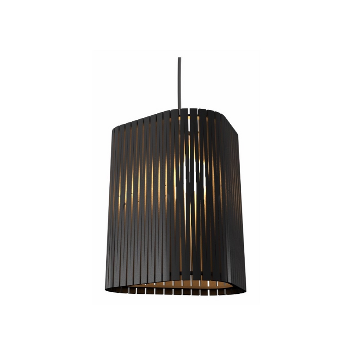 Accord 1481 Living Hinges 1-lt 12" LED Pendant - Lead Grey