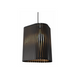 Accord 1481 Living Hinges 1-lt 12" LED Pendant - Lead Grey