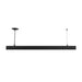 Dals LNPDSC48-CC 48" Boulevard Pendant with Aircraft Cables, 5CCT Selectable - Black
