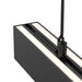 Dals LNPDSC48-CC 48" Boulevard Pendant with Aircraft Cables, 5CCT Selectable - Black