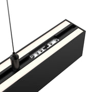 Dals LNPDSC48-CC 48" Boulevard Pendant with Aircraft Cables, 5CCT Selectable - Black