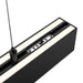 Dals LNPDSC48-CC 48" Boulevard Pendant with Aircraft Cables, 5CCT Selectable - Black